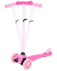 Самокат трехколесный QKIDS Lumis pink